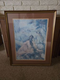 In the Meadow framed print
