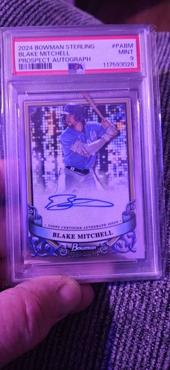 2024 BOWMAN STERLING BLAKE MITCHELL PROSPECT AUTOGRAPH #PBAM PSA 9