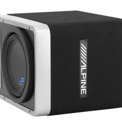 Alpine S-SB10V Single 10″ Alpine Halo S-Series Preloaded Subwoofer Enclosure with ProLink