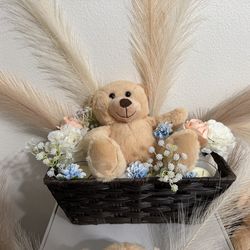 Teddy bear floral arrangement 🧸