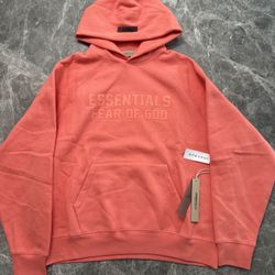 Small Coral Essentials Hoodie
