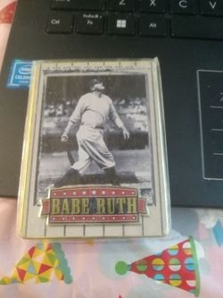Metallic Impressions Babe Ruth Metal collector card