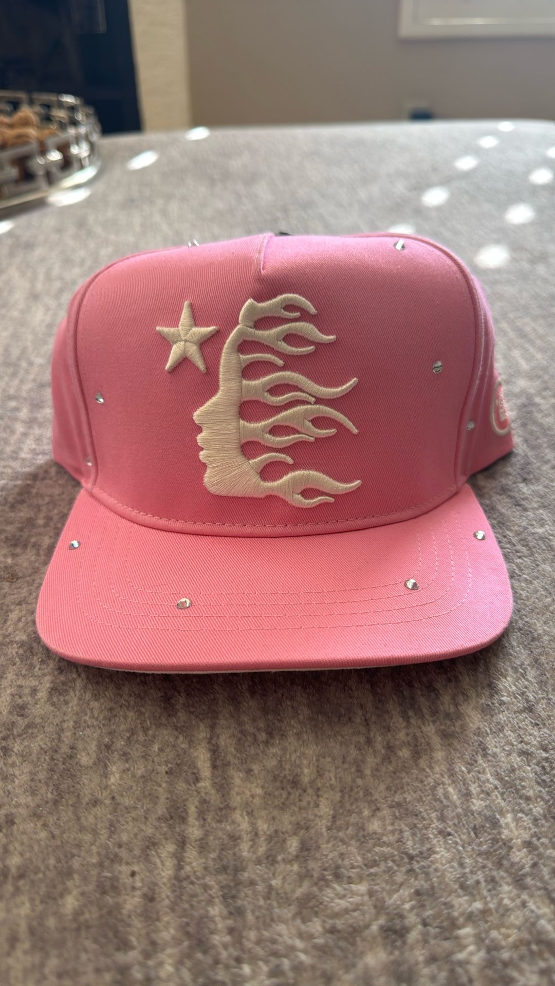 Hellstar Pink Rhinestone SnapBack