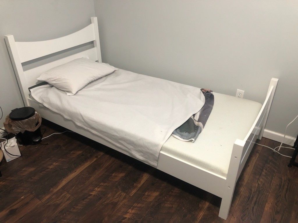 Twin Sized Mattress And Bed Frame