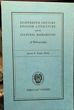 BOOK Eighteenth Century English Literature and Its Cultural Background