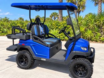 Bintelli Beyond 4 Passenger EV lifted electric golf cart