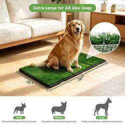 Puppy Pee Pad, extra large, 3-Piece Dog Grass Potty, Pet Toilet for Dogs, Training Grass Mat, Modula, NEW