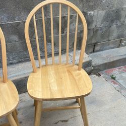 Wood Chairs  