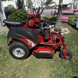 Older Ferris 36 inch sit down, stand on mower