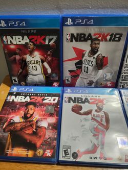 PS4 NBA 2K games (read description)