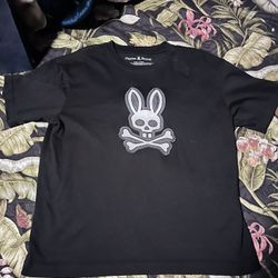 Psycho Bunny Shirt Graphic Black 