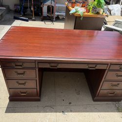 Kimball Solid Wood Cherry Desk 