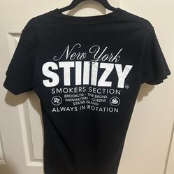 Vintage Stiiizy Tshirt New York State of mid edition street wear (sz-small)