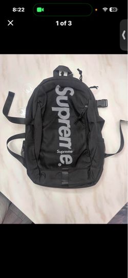 Black Supreme Backpack