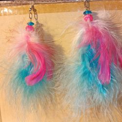 Handmade Feather Earrings