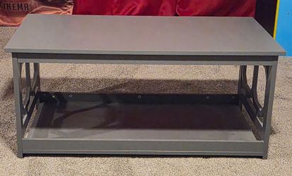 Gray coffee table