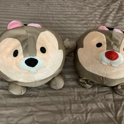 Disney Chip And Dale Round Pillows - Set Of 2