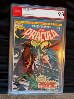 Tomb of Dracula #10 PSA 9.6 White Pages 1st appearance of Blade KEY ISSUE Marvel Comics
