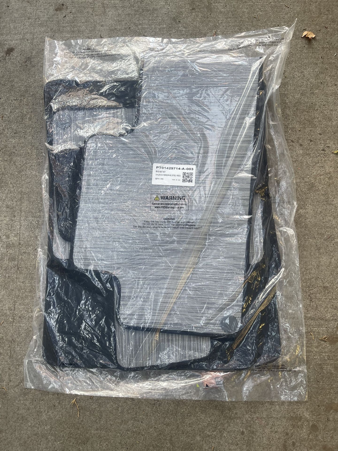 Rivian R1S Chelewich Floor Mat kit- Steel reed