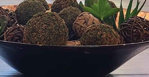 Glass Bowl Table Decor
