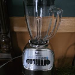 Oster Duralast Classic Blender Stainless Steel Base Retro 6 Speed w/ Duralast Glass Jar
