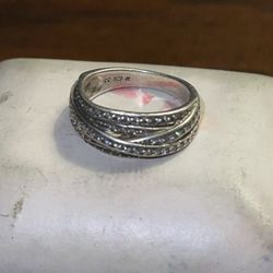 Silver Ring With Cubic Zirconia
