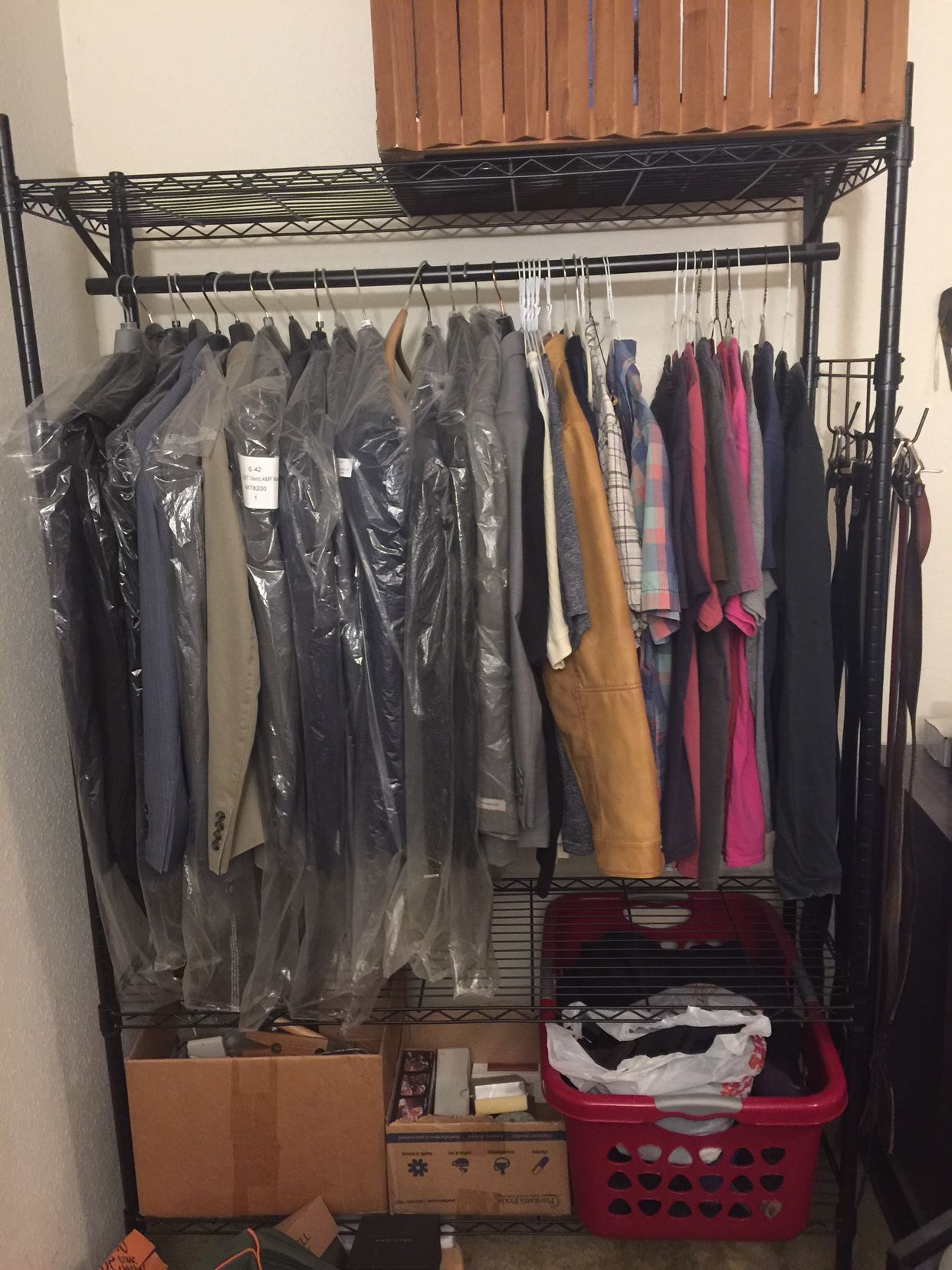 Heavy Duty Shelving Garment Rack