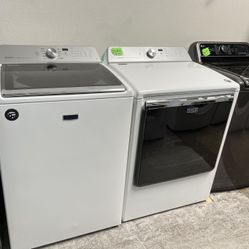 white bravos maytag load dryer set top xl in washer 