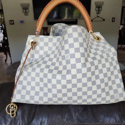 Louis Vuitton Damier Azur Artsy MM Shoulder Bag $1500 OBO