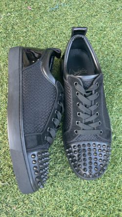 Christian Loubotin shoes, black, size 8