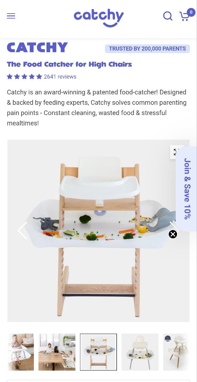 Catchy - Food Catcher For Baby High Chair 