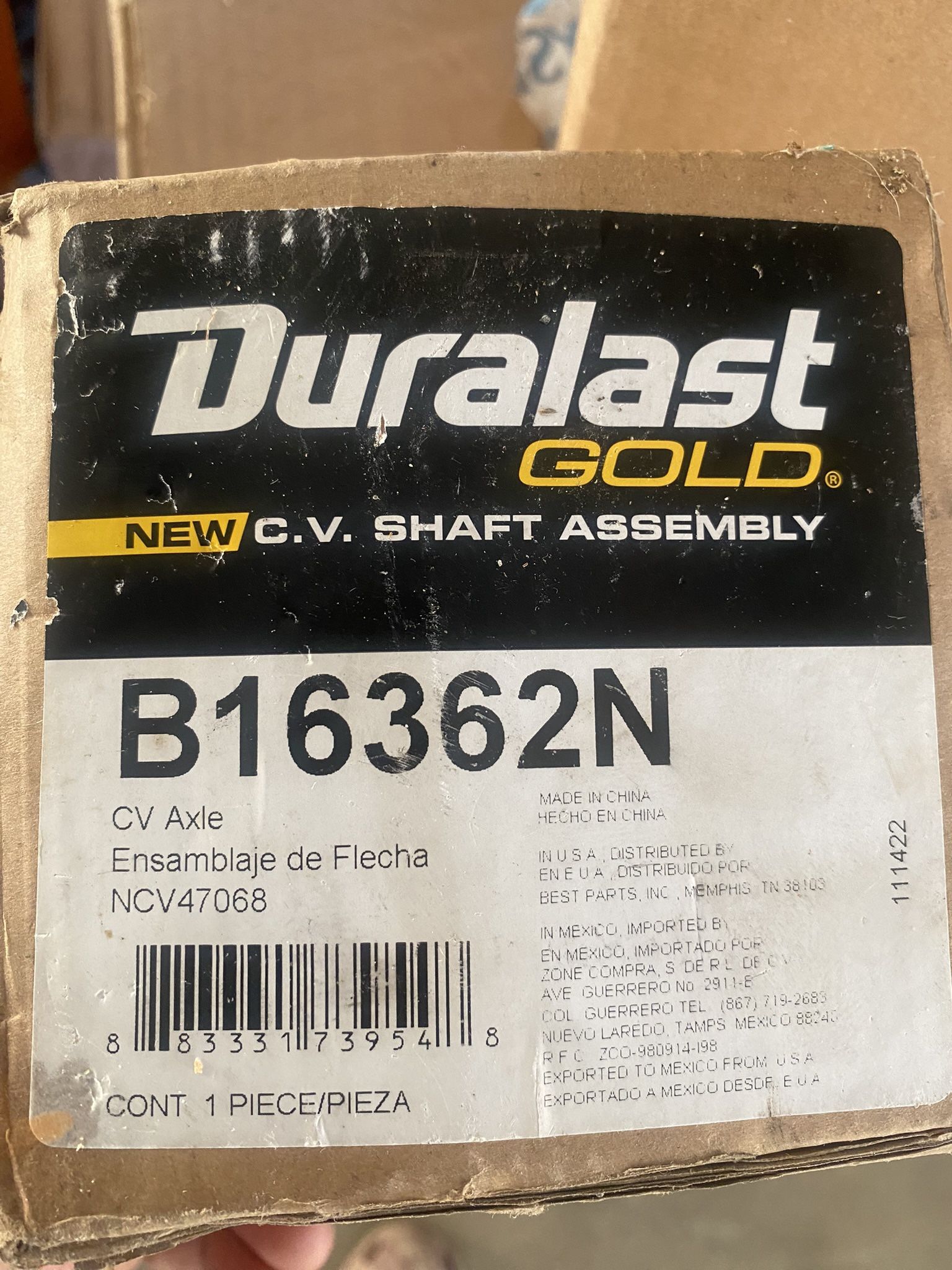 2019 Mazda Cx-5 Cv Axle Shaft Assembly