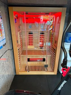 New 2 Person Infrared Sauna with Red Light Therapy
