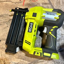 RYOBI ONE+ 18V 18-Gauge Cordless AirStrike Brad Nailer (Tool Only)