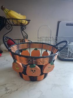 Halloween Decorative Candy Basket