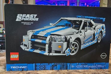 Lego Technic 42210 2 Fast 2 Furious Nissan Skyline GT-R (R34) (disassembled)