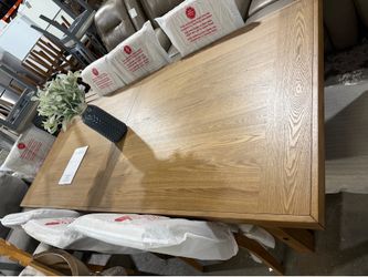 Brand new 9-piece wooden dining set includes