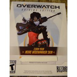 Widowmaker Noir preorder Code