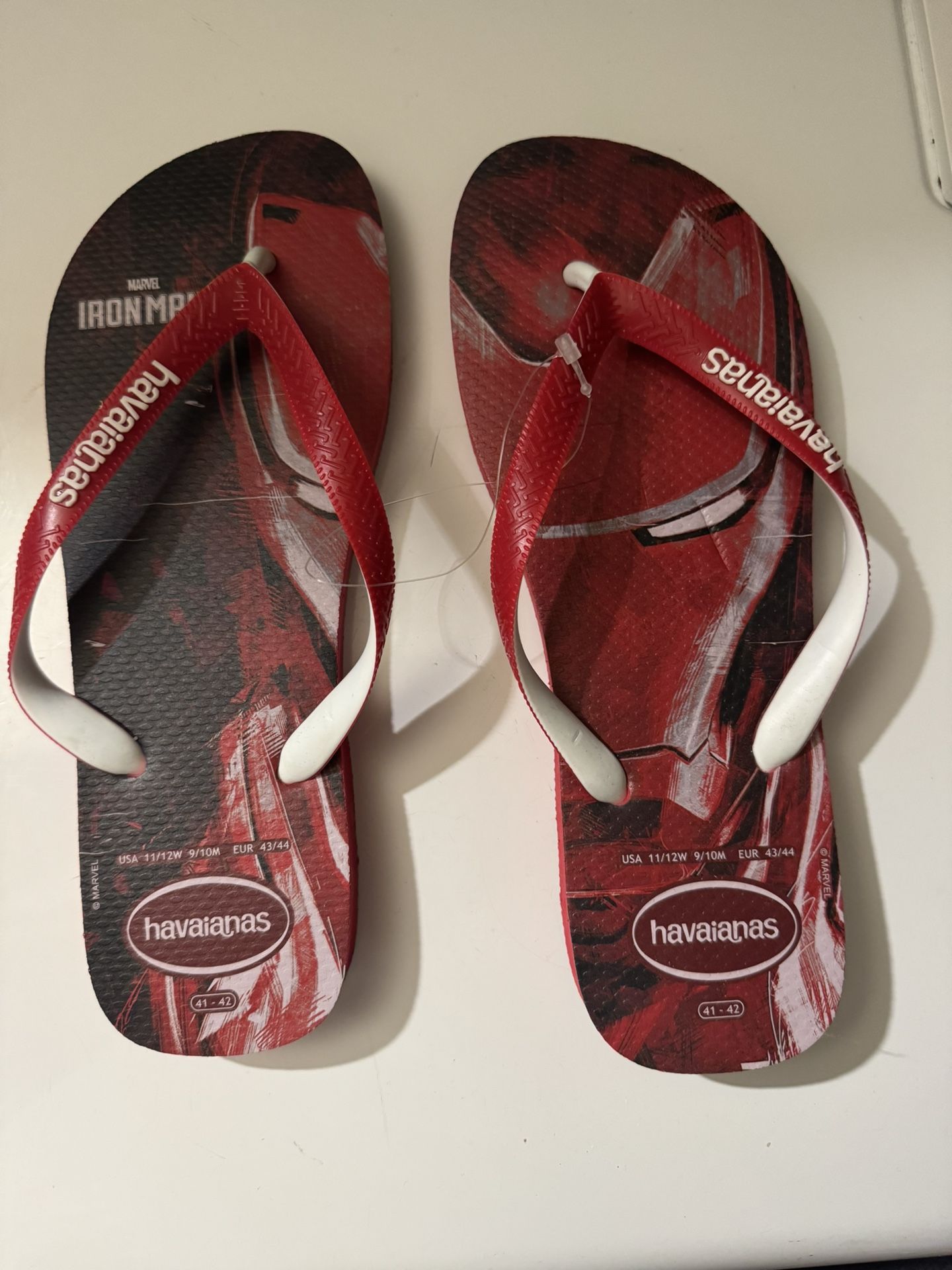 Uni-sex Marvel Ironman Sandals Size 8-10