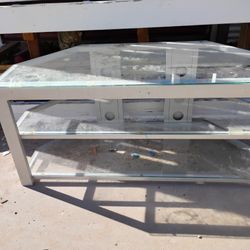 Glass Table For Entertainment 