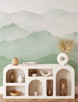 Wall paper : 2x24” panels (panel 4&5)