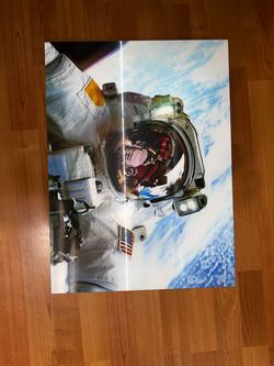 Vintage NASA Astronaut Space Poster