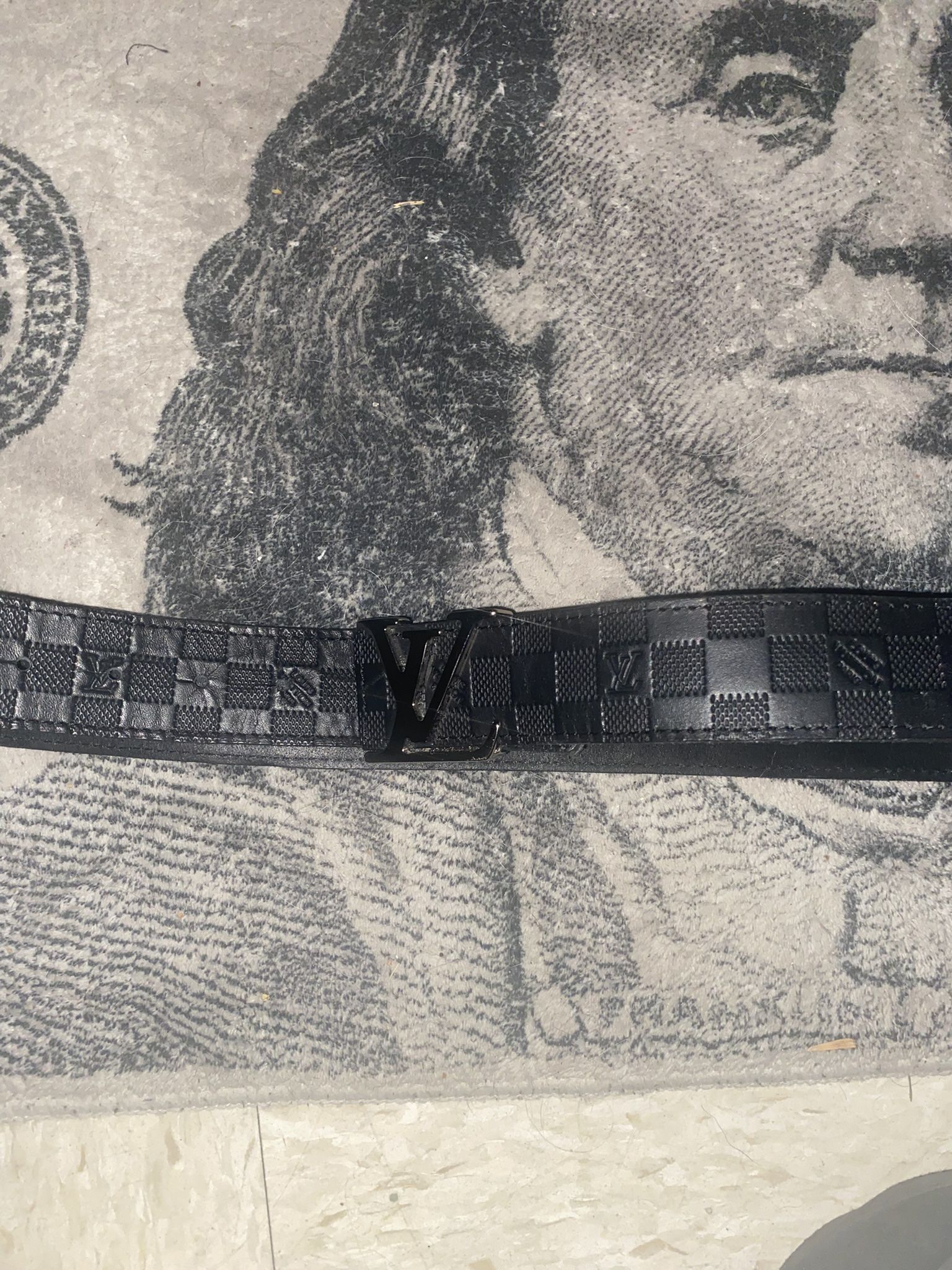 Black Louis Vuitton Belt