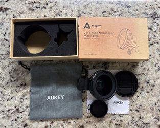 2  in one macro and wide angle phone clip on lens