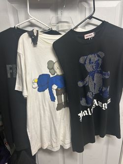 Palm Angeles, Vlone, Kaws Tee Size Large Bundle 