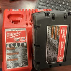 Milwaukee brand Battery and Charger