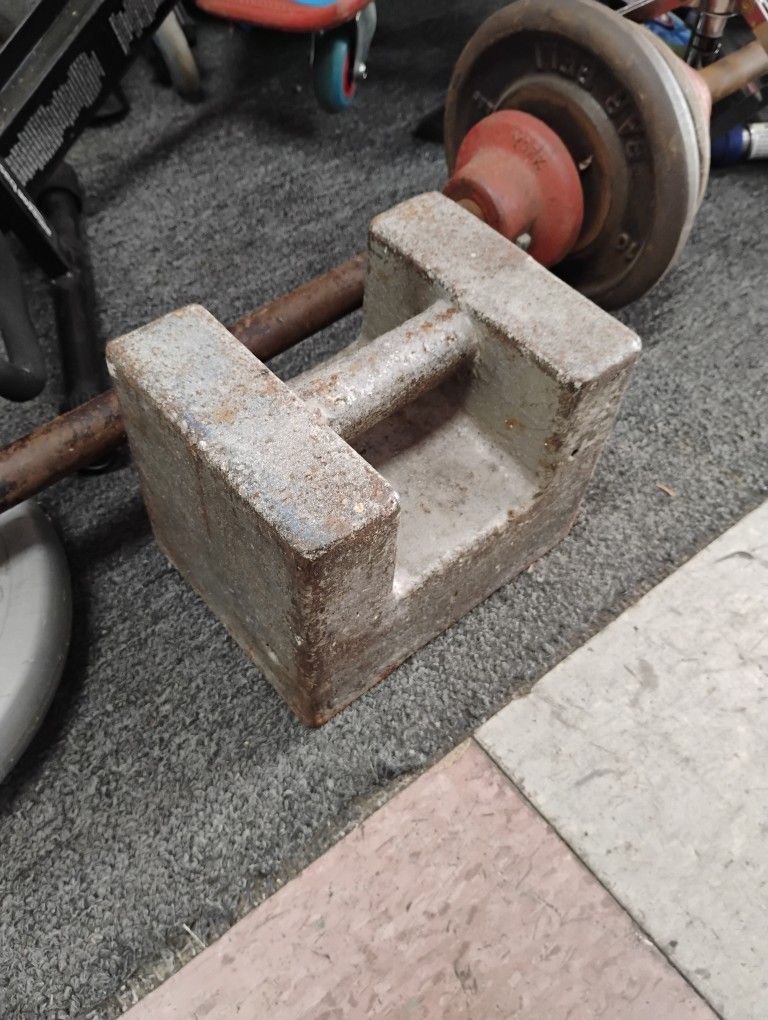 50 lbs cast-iron calibration weight