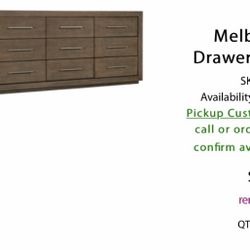 Modus Melbourne 9 Drawer Dresser