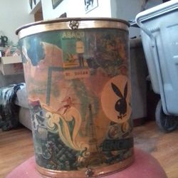 Vintage Playboy Trashcan 