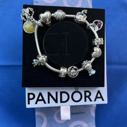 (NEW) Pandora Disney Princess Bracelet And Charms